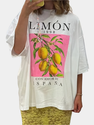 CitrusPop™ – T-shirt met Lemonprint