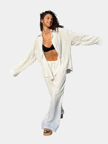 LinenLight™ – Casual Katoenen Linnen Set